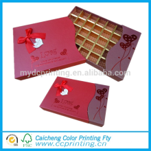 Boîte d&#39;emballage de cadeau de boîte de papier de chocolat de carton